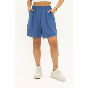 Шорты женские 2038/2 жатка кантри (последний размер) индиго 56,58