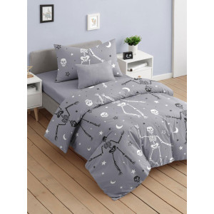 Детское постельное белье бязь "Скелетоны"