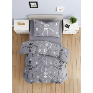 Детское постельное белье бязь "Скелетоны"