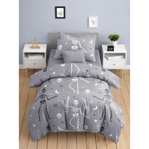 Детское постельное белье бязь "Скелетоны"