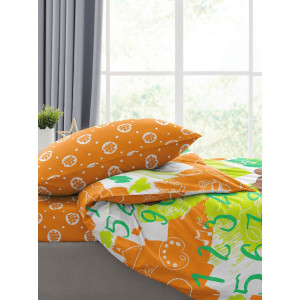 Детское постельное белье бязь "Чебурашка Школьник"