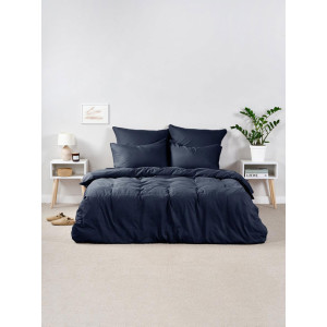 Постельное белье "Веселина" полиэстер "Синий бархат"