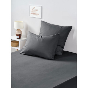 Постельное белье "Веселина" полиэстер "Серый бархат"