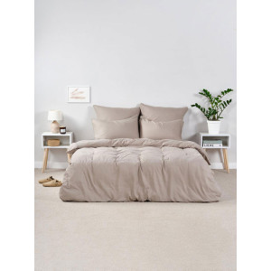 Постельное белье "Веселина" полиэстер "Винтажный хаки"