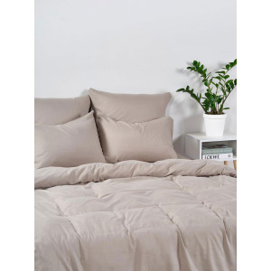 Постельное белье "Веселина" полиэстер "Винтажный хаки"