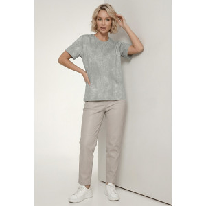 Футболка женская №14502 кулирка (р-ры: 42-56) серый