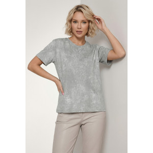 Футболка женская №14502 кулирка (р-ры: 42-56) серый