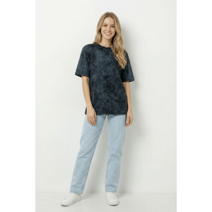 Футболка женская №14502 кулирка (р-ры: 42-56) черный