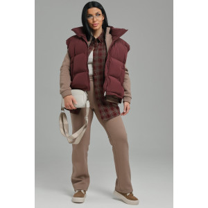 Костюм двойка женский №74722 футер 3-х нитка (р-ры: 50-64) капучино