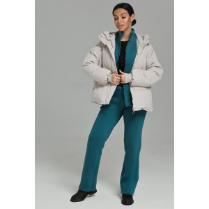 Костюм двойка женский №74722 футер 3-х нитка (р-ры: 50-64) морская волна