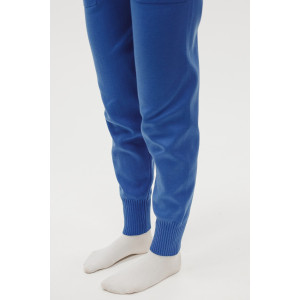 Костюм двойка женский №057897 вязаный трикотаж (р-ры: 40-46) голубой