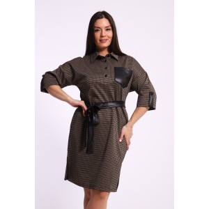 Платье женское №31886 академик (р-ры: 50-56) коричневый