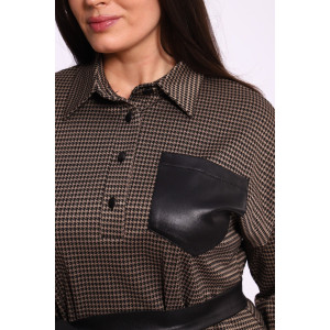 Платье женское №31886 академик (р-ры: 50-56) коричневый