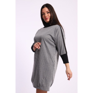 Платье женское №31888 академик (р-ры: 50-56) серый Платье женское №31888 академик (р-ры: 50-56) серый