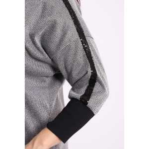 Платье женское №31888 академик (р-ры: 50-56) серый Платье женское №31888 академик (р-ры: 50-56) серый