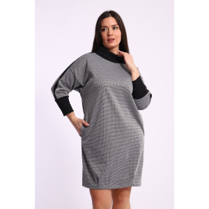 Платье женское №31888 академик (р-ры: 50-56) серый Платье женское №31888 академик (р-ры: 50-56) серый
