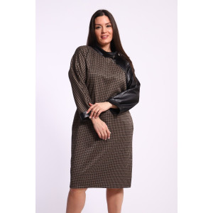 Платье женское №31885 академик (р-ры: 50-56) коричневый