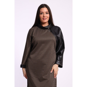 Платье женское №31885 академик (р-ры: 50-56) коричневый