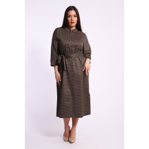 Платье женское №31887 академик (р-ры: 48-54) коричневый