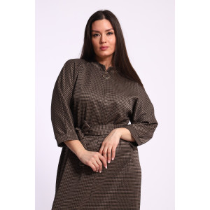 Платье женское №31887 академик (р-ры: 48-54) коричневый