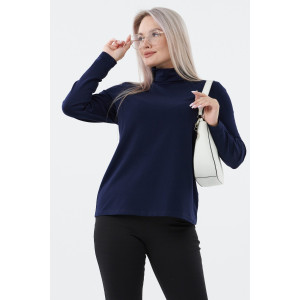 Водолазка женская ВЖ0068А кулирка с лайкрой (р-ры: XXS-7XL) синий Водолазка женская ВЖ0068А кулирка с лайкрой (р-ры: XXS-7XL) синий