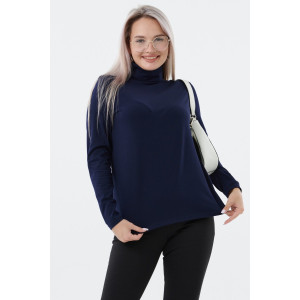 Водолазка женская ВЖ0068А кулирка с лайкрой (р-ры: XXS-7XL) синий Водолазка женская ВЖ0068А кулирка с лайкрой (р-ры: XXS-7XL) синий