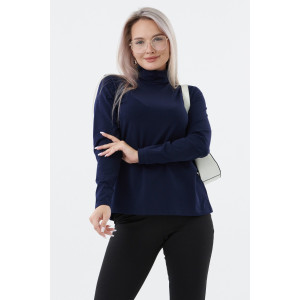 Водолазка женская ВЖ0068А кулирка с лайкрой (р-ры: XXS-7XL) синий Водолазка женская ВЖ0068А кулирка с лайкрой (р-ры: XXS-7XL) синий