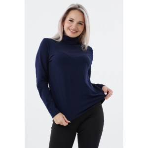 Водолазка женская ВЖ0068А кулирка с лайкрой (р-ры: XXS-7XL) синий Водолазка женская ВЖ0068А кулирка с лайкрой (р-ры: XXS-7XL) синий