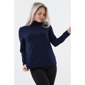 Водолазка женская ВЖ0068А кулирка с лайкрой (р-ры: XXS-7XL) синий Водолазка женская ВЖ0068А кулирка с лайкрой (р-ры: XXS-7XL) синий