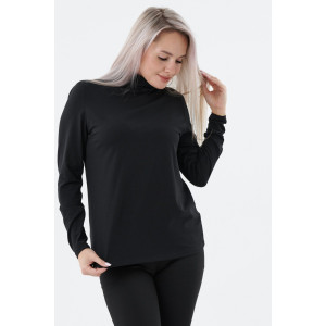 Водолазка женская ВЖ0068А кулирка с лайкрой (р-ры: XXS-7XL) черный Водолазка женская ВЖ0068А кулирка с лайкрой (р-ры: XXS-7XL) черный