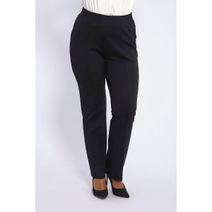 Брюки женские №32820 джерси (р-ры: 48-62) черный Брюки женские №32820 джерси (р-ры: 48-62) черный