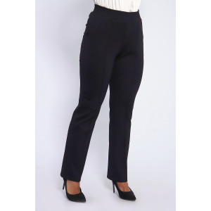 Брюки женские №32820 джерси (р-ры: 48-62) черный Брюки женские №32820 джерси (р-ры: 48-62) черный