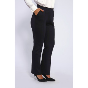 Брюки женские №32820 джерси (р-ры: 48-62) черный Брюки женские №32820 джерси (р-ры: 48-62) черный