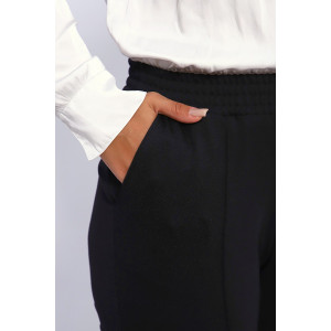 Брюки женские №32820 джерси (р-ры: 48-62) черный Брюки женские №32820 джерси (р-ры: 48-62) черный