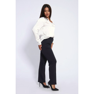 Брюки женские №32820 джерси (р-ры: 48-62) черный Брюки женские №32820 джерси (р-ры: 48-62) черный