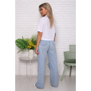 Туника женская №57085 тиси (р-ры: 42-52) белый