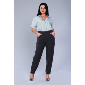 Брюки женские №32810 смесовая ткань (р-ры: 48-58) черный
