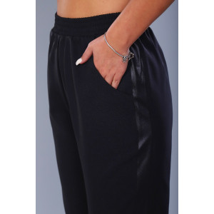 Брюки женские №32810 смесовая ткань (р-ры: 48-58) черный