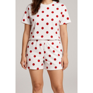 Пижама женская №805 кулирка (р-ры: 44-58) красный