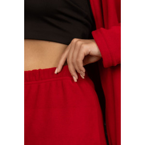 Костюм двойка женский 1646/4 флис (р-ры: 48-58) бордовый