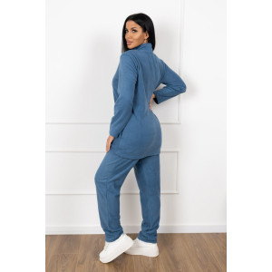 Костюм двойка женский 1646/9 флис (р-ры: 48-58) индиго
