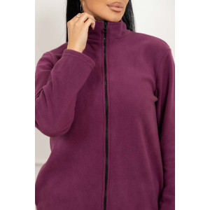 Костюм двойка женский 1646/1 флис (р-ры: 48-58) фиолетовый