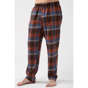 Пижама мужская "Огни ЕКБ" 2431-К/Ф кулирка-фланель (р-ры: 48-58) коричневый Пижама мужская "Огни ЕКБ" 2431-К/Ф кулирка-фланель (р-ры: 48-58) коричневый