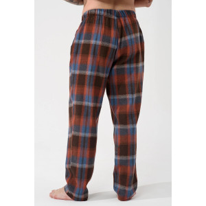 Пижама мужская "Огни ЕКБ" 2431-К/Ф кулирка-фланель (р-ры: 48-58) коричневый Пижама мужская "Огни ЕКБ" 2431-К/Ф кулирка-фланель (р-ры: 48-58) коричневый