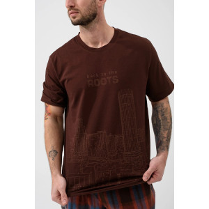 Пижама мужская "Огни ЕКБ" 2431-К/Ф кулирка-фланель (р-ры: 48-58) коричневый Пижама мужская "Огни ЕКБ" 2431-К/Ф кулирка-фланель (р-ры: 48-58) коричневый