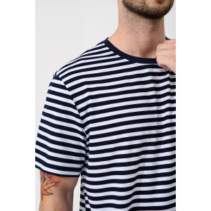 Пижама мужская "Полоса" 2440-К кулирка (р-ры: 48-58) синий