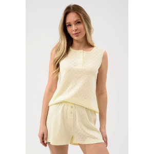 Пижама женская "Шарм" 2429-Рн хлопок (р-ры: 44-54) желтый Пижама женская "Шарм" 2429-Рн хлопок (р-ры: 44-54) желтый