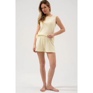 Пижама женская "Шарм" 2429-Рн хлопок (р-ры: 44-54) желтый Пижама женская "Шарм" 2429-Рн хлопок (р-ры: 44-54) желтый