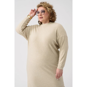 Платье женское "Ангора" 2432-Л лапша ангора (р-ры: 46-56) бежевый