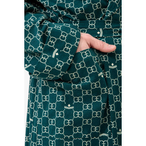 Халат мужской "Люкс" 2441-К кулирка (р-ры: 48-58) зеленый